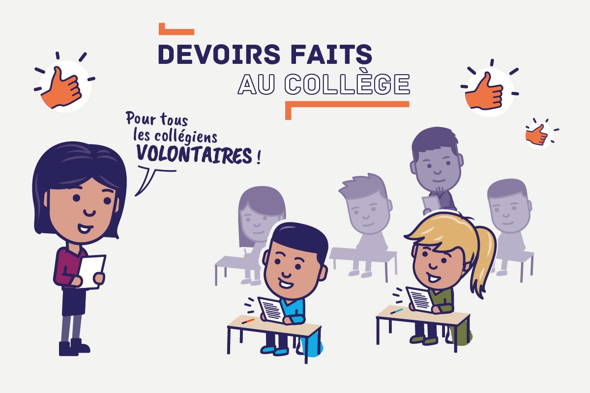 Pause méridienne : les devoirs faits commencent !